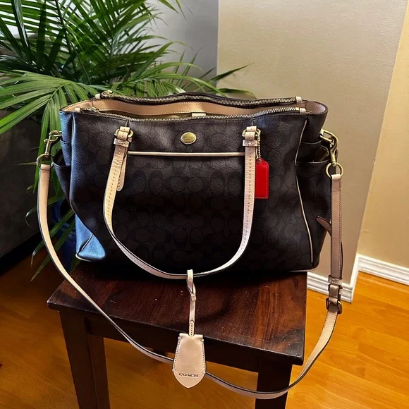Large coach crossbody hot sale